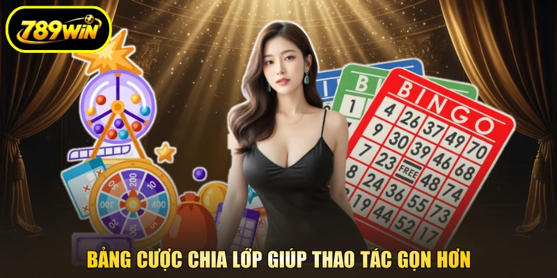 Xổ Số 789WIN - Mẹo Ghi Trọn Phiếu Cược Chưa Tới 5 Giây 2 Bảng cược chia lớp giúp thao tác gọn hơn