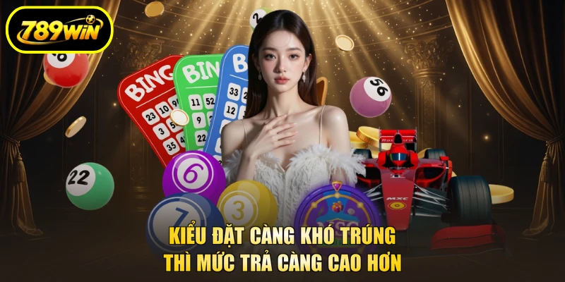Xổ Số Siêu Tốc 789WIN Mỗi Kỳ Quay Chỉ Trong Vài Phút 4 Kiểu đặt càng khó trúng thì mức trả càng cao hơn