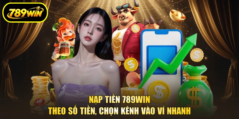 Nạp Tiền 789WIN Theo Số Tiền, Chọn Kênh Vào Ví Nhanh 1 Nạp Tiền 789win